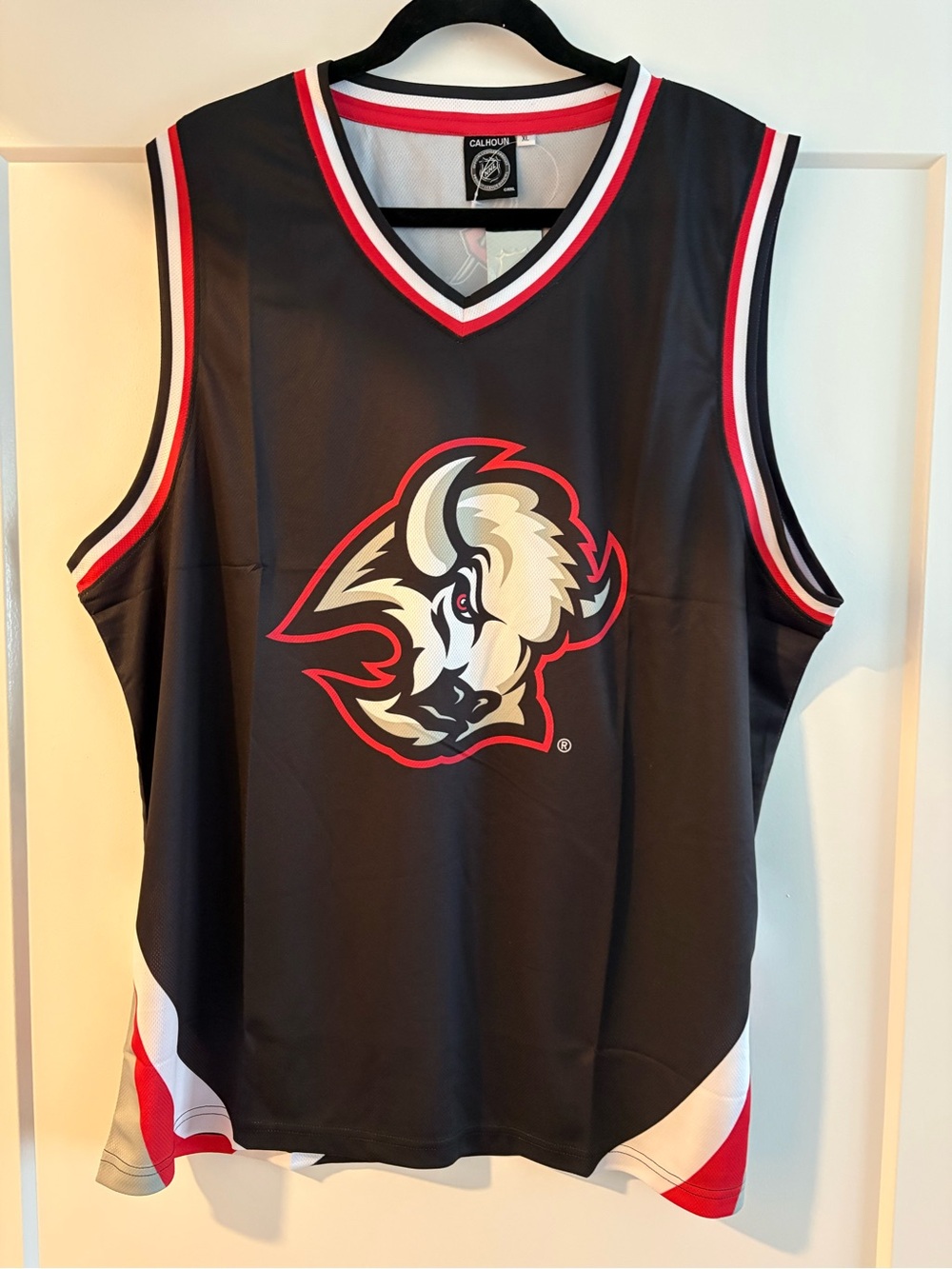 NWT Buffalo Sabres Graphic Hockey Tank Jersey - Black/Red/White